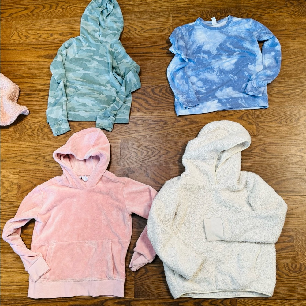 Athleta girl size 8-10 years lot,